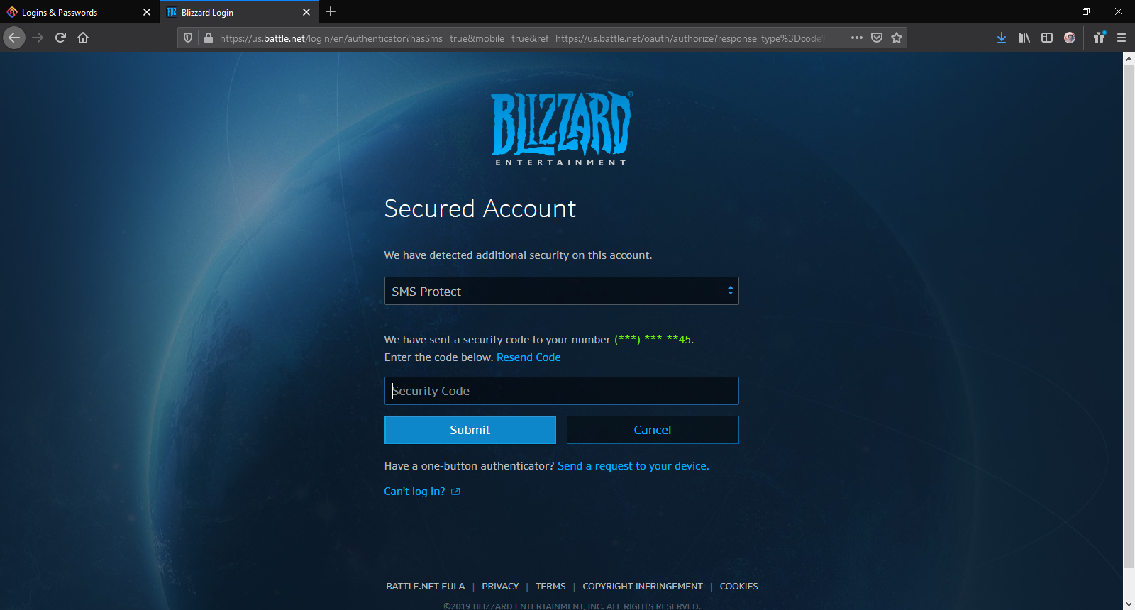 Blizzard - Is SMS 2FA Secure?